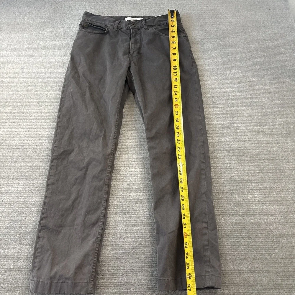 Billy Reid Slim Cut Pants Mens 28x27 Gray Organic Cotton Classic Casual Office